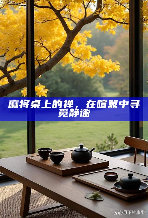 麻将桌上的禅，在喧嚣中寻觅静谧